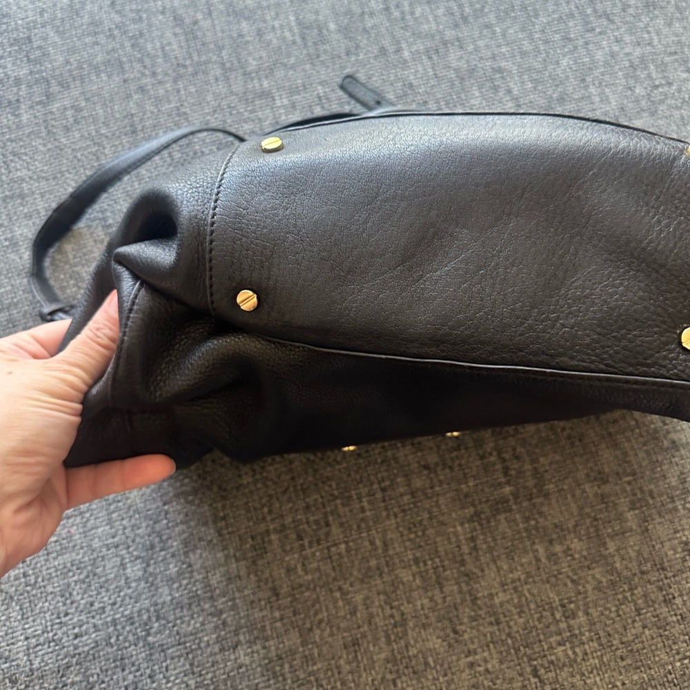 TORY BURCH Black Leather Handbag - Picture 5 of 16